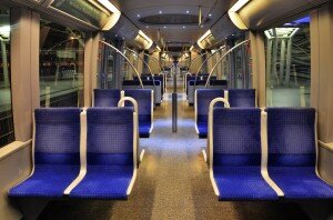 Интерьер вагона метро Siemens Bombardier