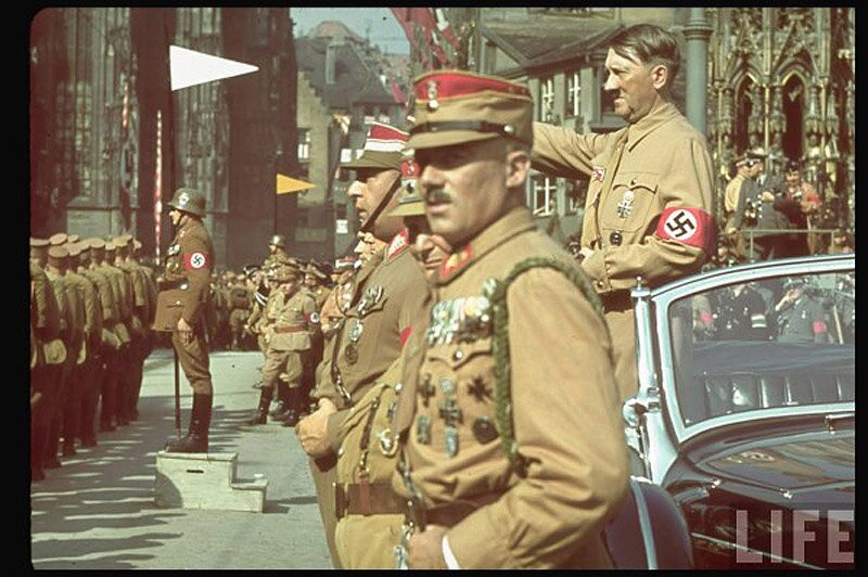 Нацистский парад в Нюрнберге